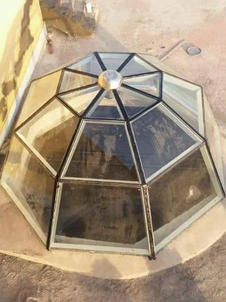 Glass domes / Glass skylight / Glass canopy 1