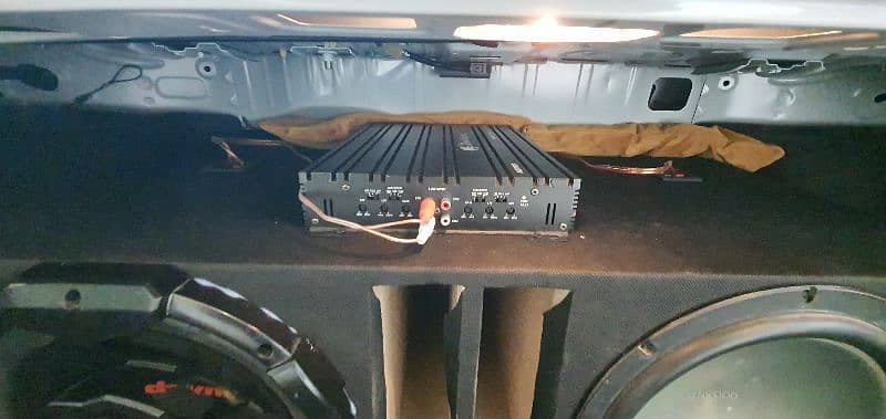 kenwood car sound system woofer speaker amplifier 2