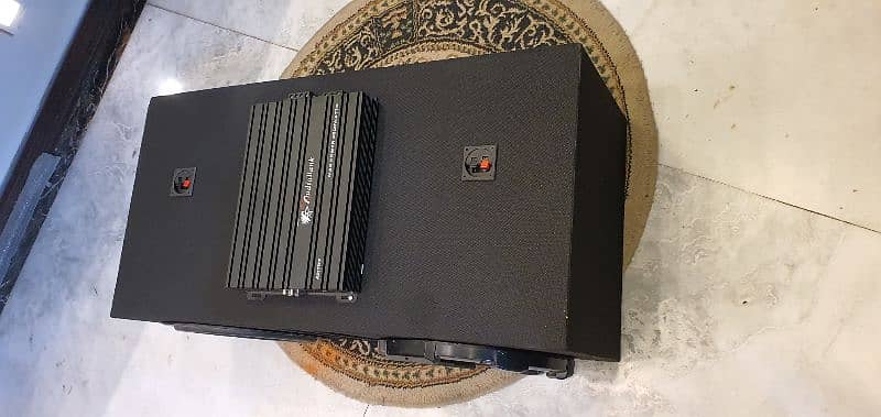 kenwood car sound system woofer speaker amplifier 8