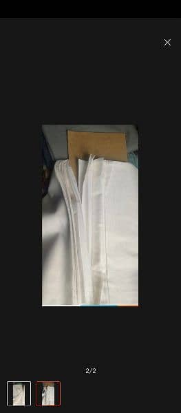 white malmal prime fabric 1