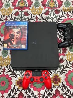 ps4 slim brand new with 2 cantrol 5 game brand new