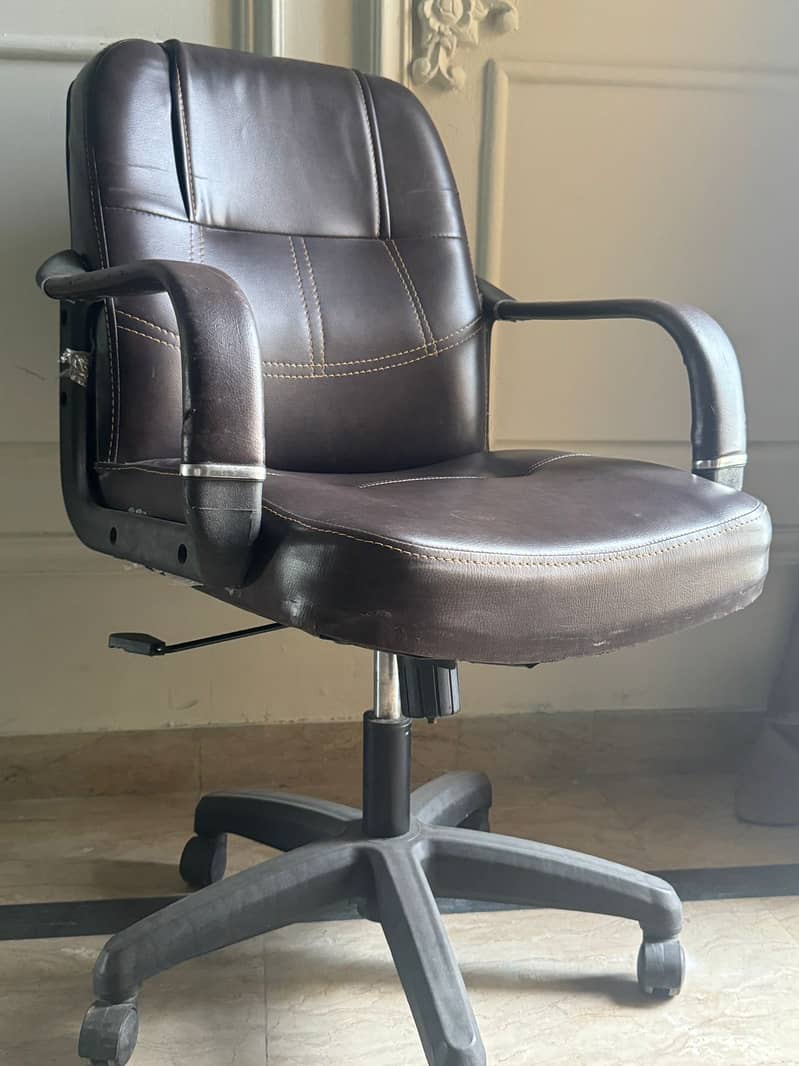Original leather office chair (Belleze-Ergonomic design) 3