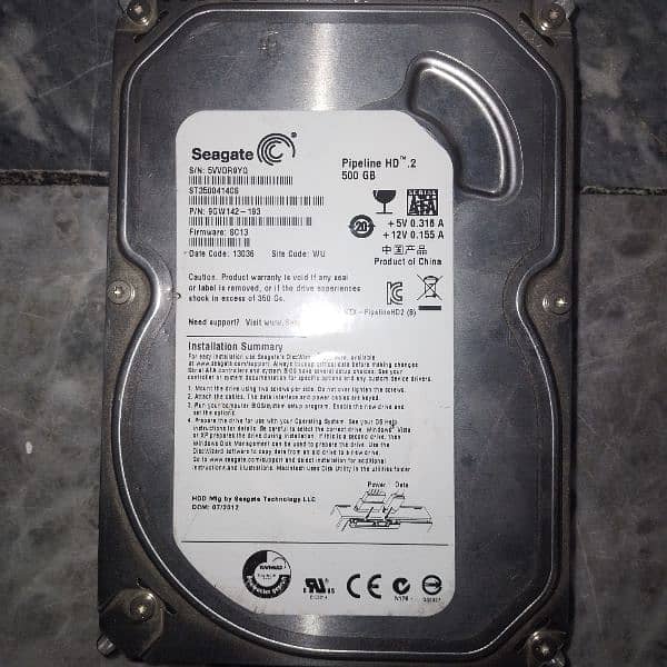 hard drive 500gb full of games 0