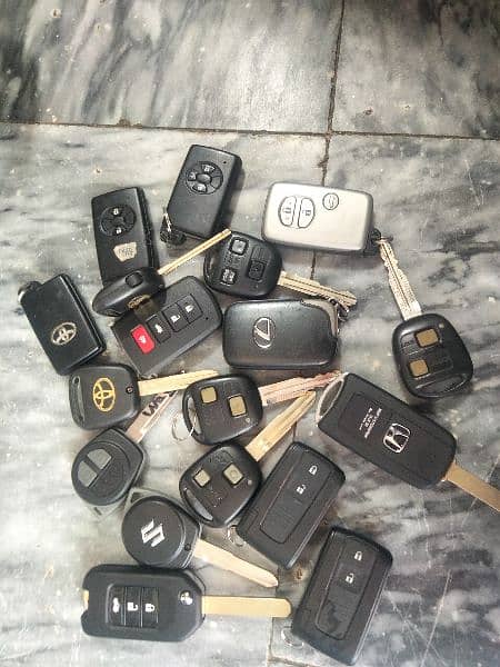 All types of car key remote programming and imblizear key 0