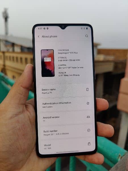 OnePlus 7t 8gb 256gb 10by10 condition 2