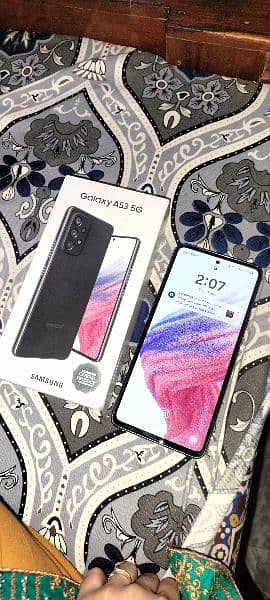 Samsung Galaxy a53 8/128gb Complete box PTA 4