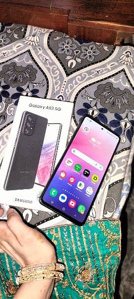 Samsung Galaxy a53 8/128gb Complete box PTA 5