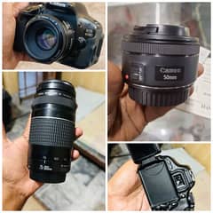 Canon 600D with 50mm & 300mm