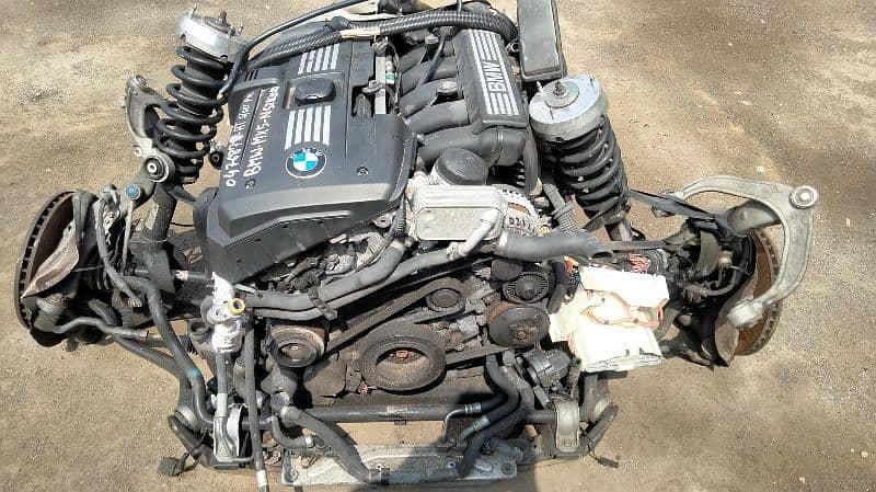BMW complete engine with sespention brand new condition 2