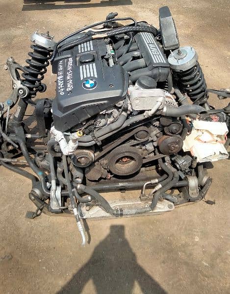 BMW complete engine with sespention brand new condition 5