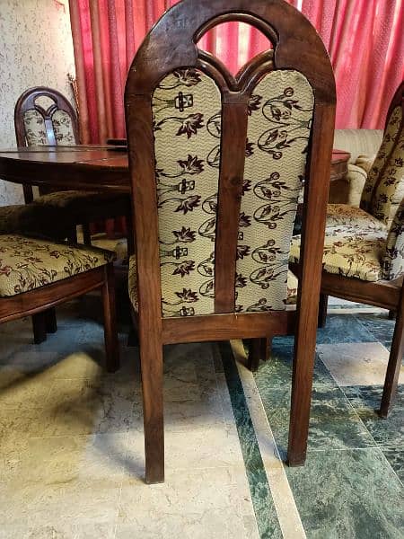 Wooden Dining Table with 8 Chairs 5