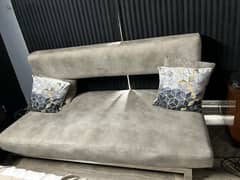 grey sofa with SS