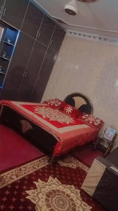 Solid wood bed for sale double bed