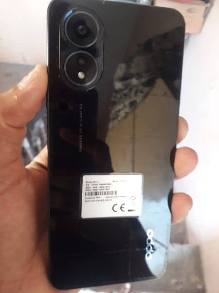 oppo a38 6/128 full lush condition 10/9 box charger sat ha 4