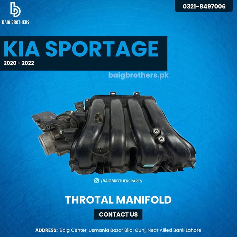 Kia Sportage Chrome Fan Brake Hub Lower Arm Shock Steering Kits Drl Ac 1