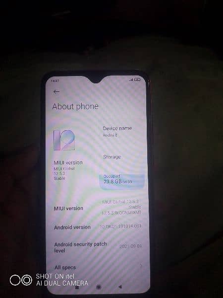 Redmi 8 4/64 for sale (03087368424) 1