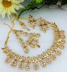 Fancy Zircon Bindiya And Set cash on delivery all pakistan 03417767190 2