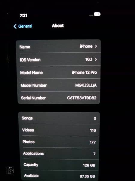 I phone 12 pro jv golden colour 128 gb 3