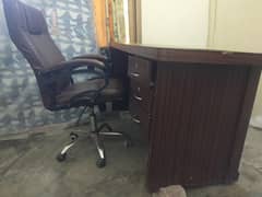office wood counter