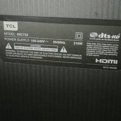 TCL led for sale 65 inch