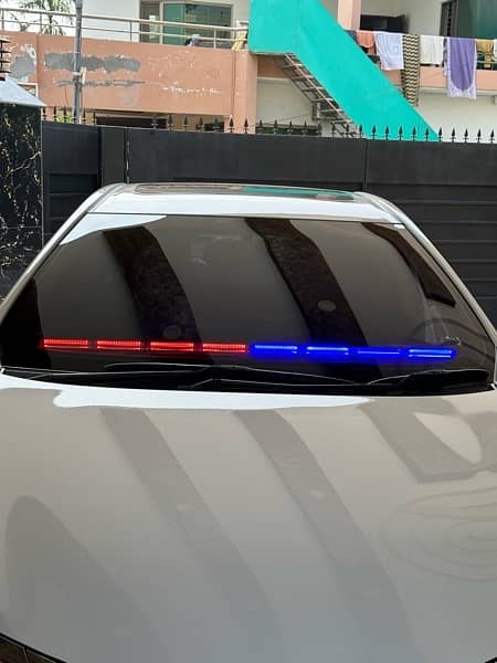 8 bar dashboard light red blue and white 2in1 0