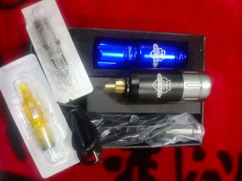 New rocket wireless tattoo machine full kit 0