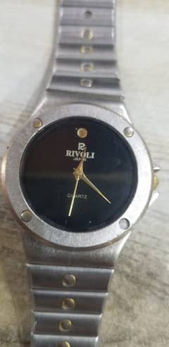 Revoli Made in Japan mens watch black dial