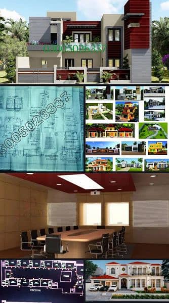 Map Drawing Architect in Rawalpindi 3d views Animation Structure MEP 3
