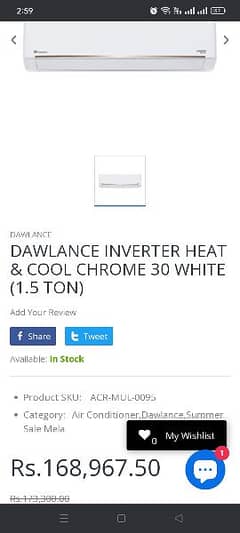 dawlance chrome 30 inverter