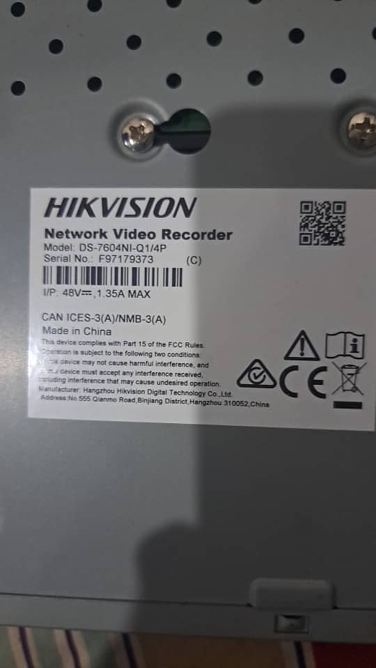 CCTV HIKVISION NVR with 1TB Seagate HDD, and 2 POE Network Cameras 2