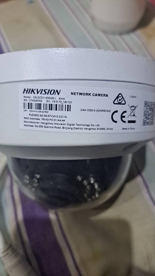 CCTV HIKVISION NVR with 1TB Seagate HDD, and 2 POE Network Cameras 4