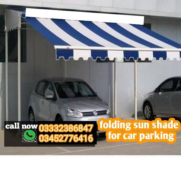 High-Quality Car Parking  Shade our for home shops Windows & Terrace 4