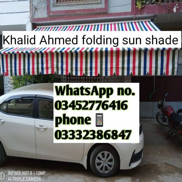 High-Quality Car Parking  Shade our for home shops Windows & Terrace 8