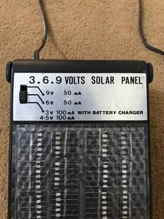 3.6 . 9 Volts Solar Panel