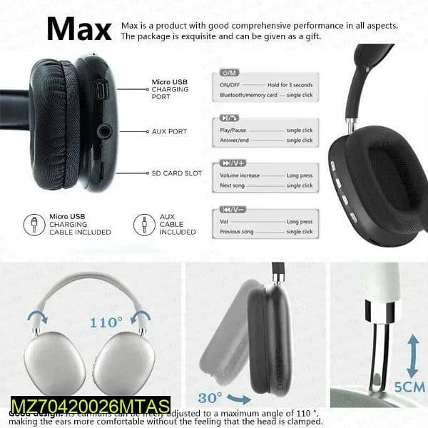 p9 Wireless Headphones 4