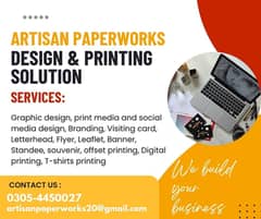 graphic designing and Printing