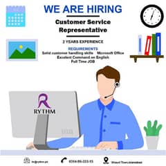 Sales Representative| Receptionist | Front desk | Jobs | Male/Female