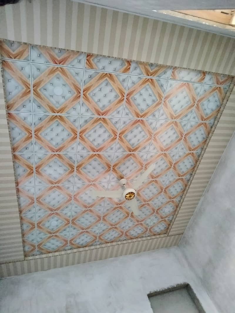 PVC  ceilling False Ceiling / Plastic Paris Ceiling /pop Ceiling 11