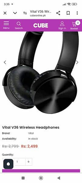 vital v36 wireless headphone 6