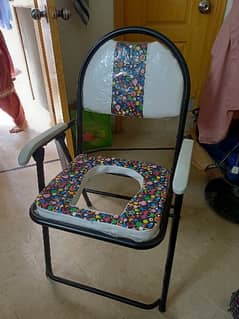 Portable toilet chair