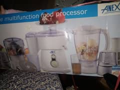 Anex deluxe multifunction food processor
