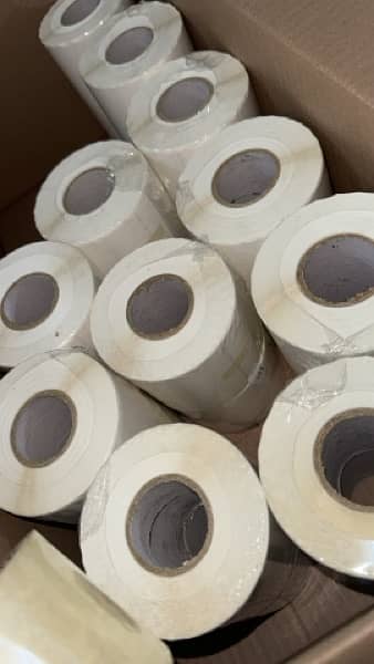 barcode sticker labels , Premium wax ribbon , Thermal Billing paper 3