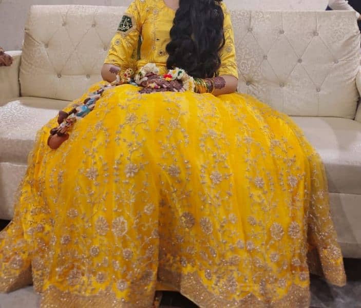 Lehnga for Mehndi 1