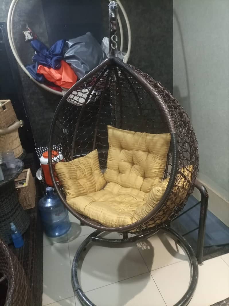 swing/ rattan swing/outdoor swing /rattan furniture/jhoola for sale 2