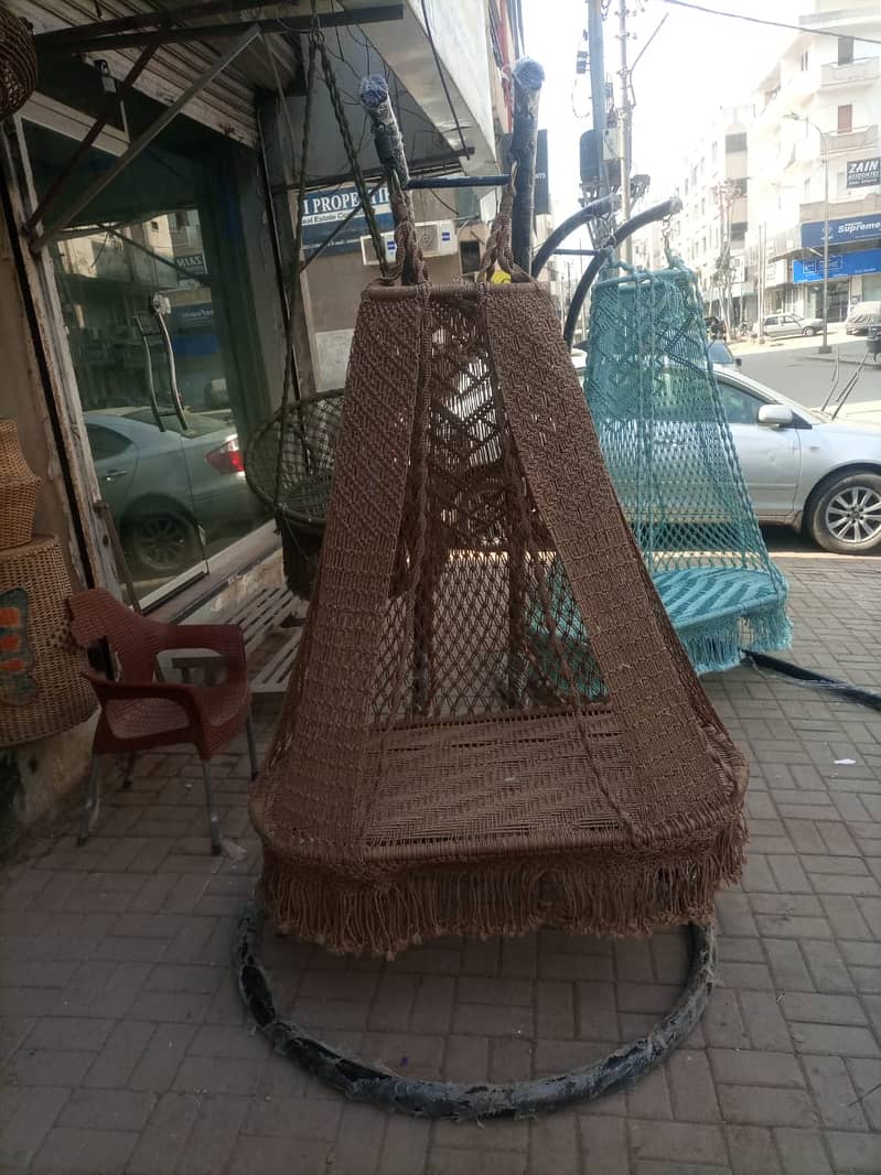 swing/ rattan swing/outdoor swing /rattan furniture/jhoola for sale 4