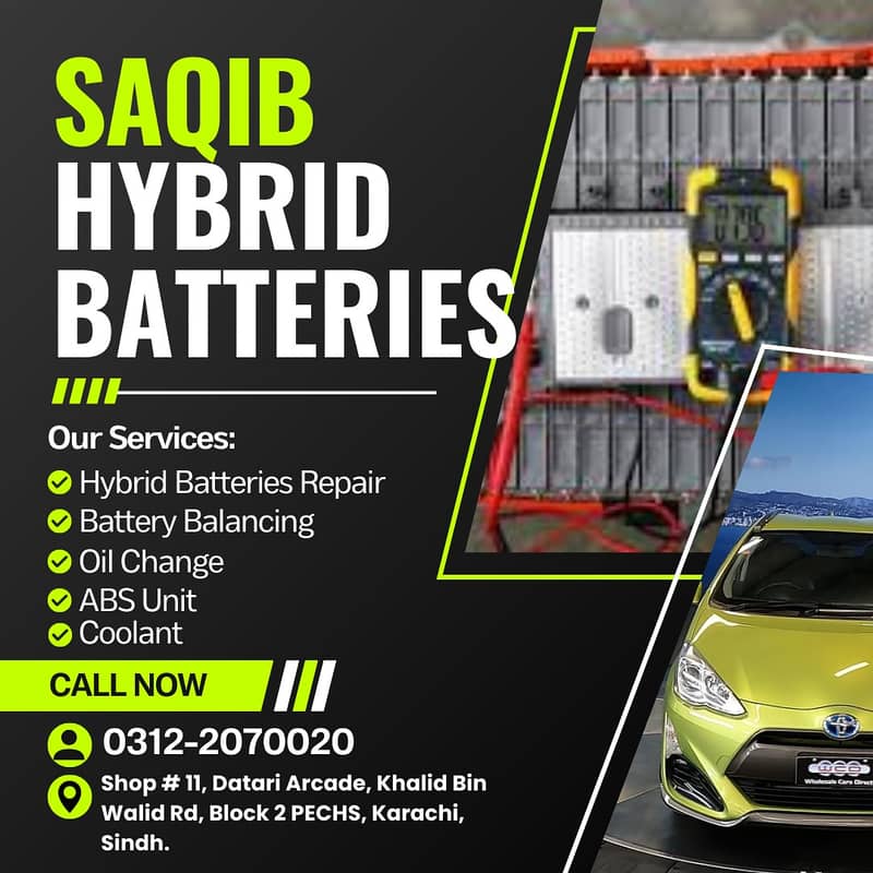 Hybrid Car Battery Toyota Aqua Toyota Prius Vezel Lexus Abs unit 0