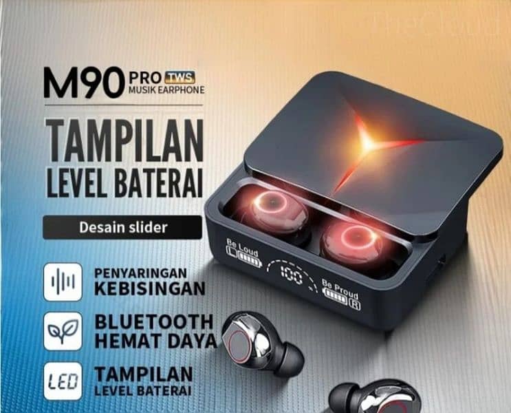 M90 pro Earbuds highly Quality sound and timing with wholesale price 0