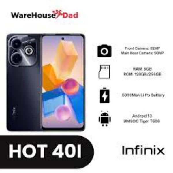 Infinix hot 40 8+8/256 4