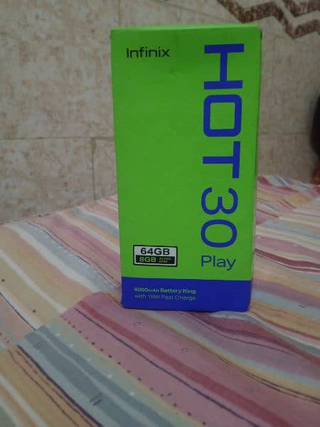 Infinix hot 30 play for sell 10/10 6