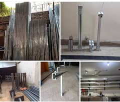 all types of Aluminum And GI Structure including P1, P2, L2, L3, L4